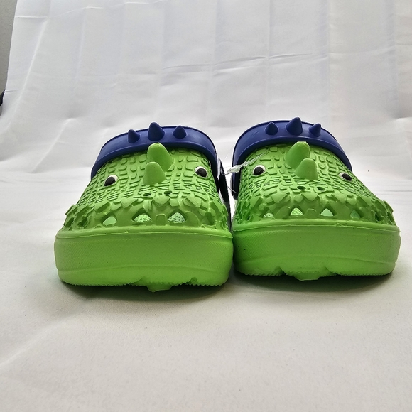 NWT, Toddler Dinosaur Clogs Shoes Green Kid Size 8-11.5 - Picture 8 of 12